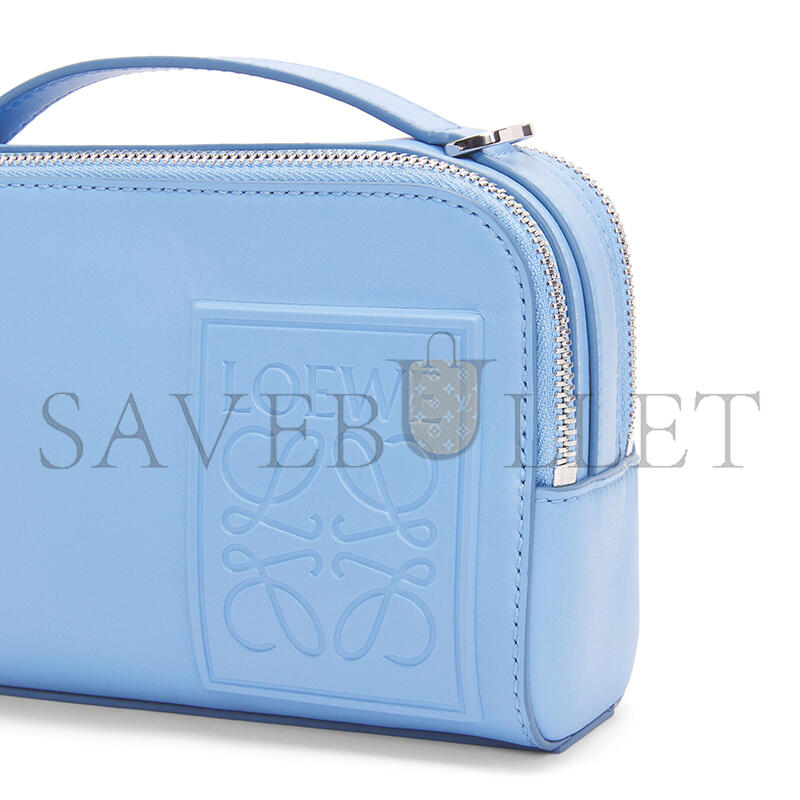 LOEWE MINI CROSSBODY CAMERA BAG IN SATIN CALFSKIN C565R41X05 (18*13*8.5cm)